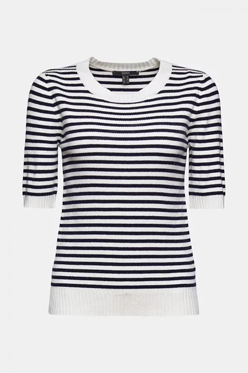 Esprit Striped Sweater New Off White