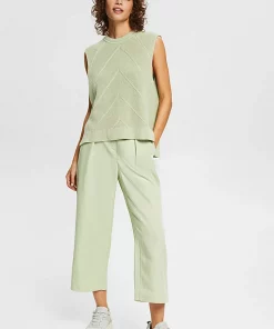 Esprit Knitted Vest Pastel Green