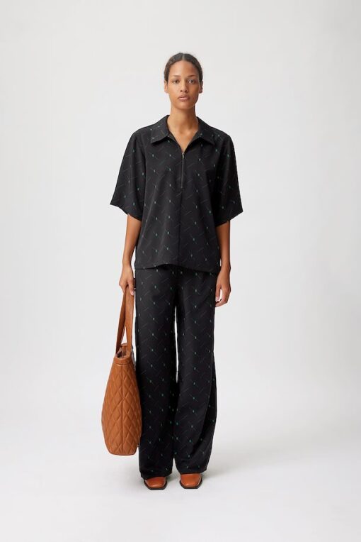 Gestuz Hannigz Pants Black/Green
