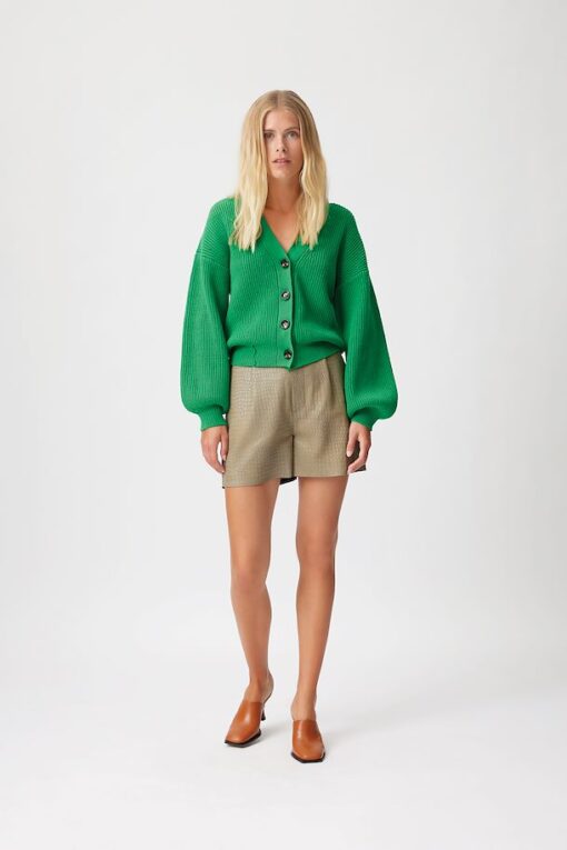 Gestuz Emblagz Cardigan Green Bee