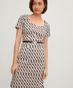 Comma, Cotton Dress White