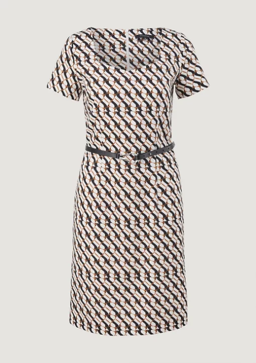 Comma, Cotton Dress White