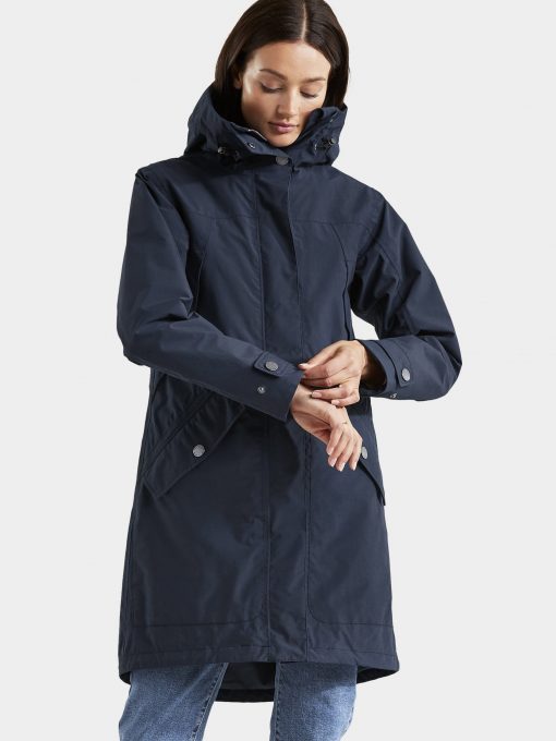 Didriksons Elsie Parka Dark Night Blue
