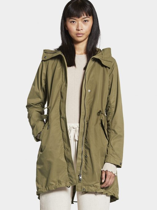 Didriksons Helen Parka Canvas Green