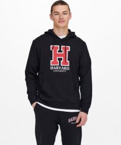 Only & Sons Harward Hood Black