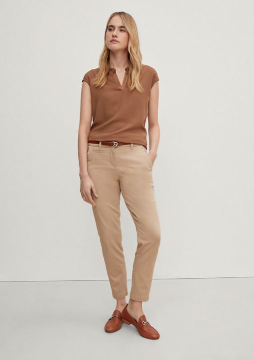 Comma, 7/8 Trousers Sandstone