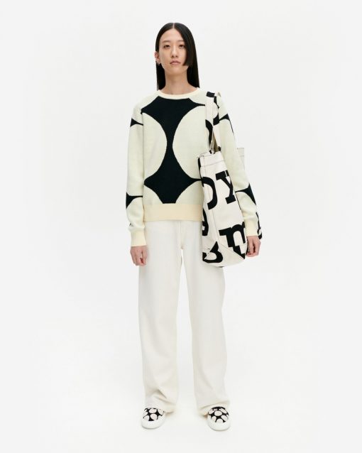 Marimekko Louhe Kivet Knitted Pullover Black