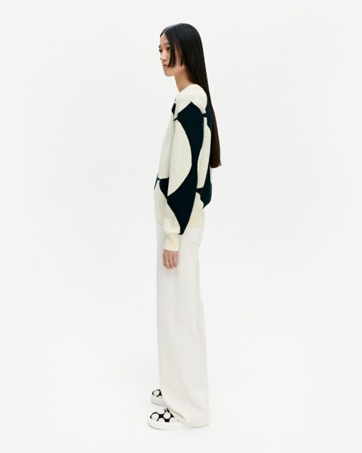 Marimekko Louhe Kivet Knitted Pullover Black