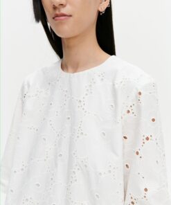 Marimekko Tupani Unikko Dress White