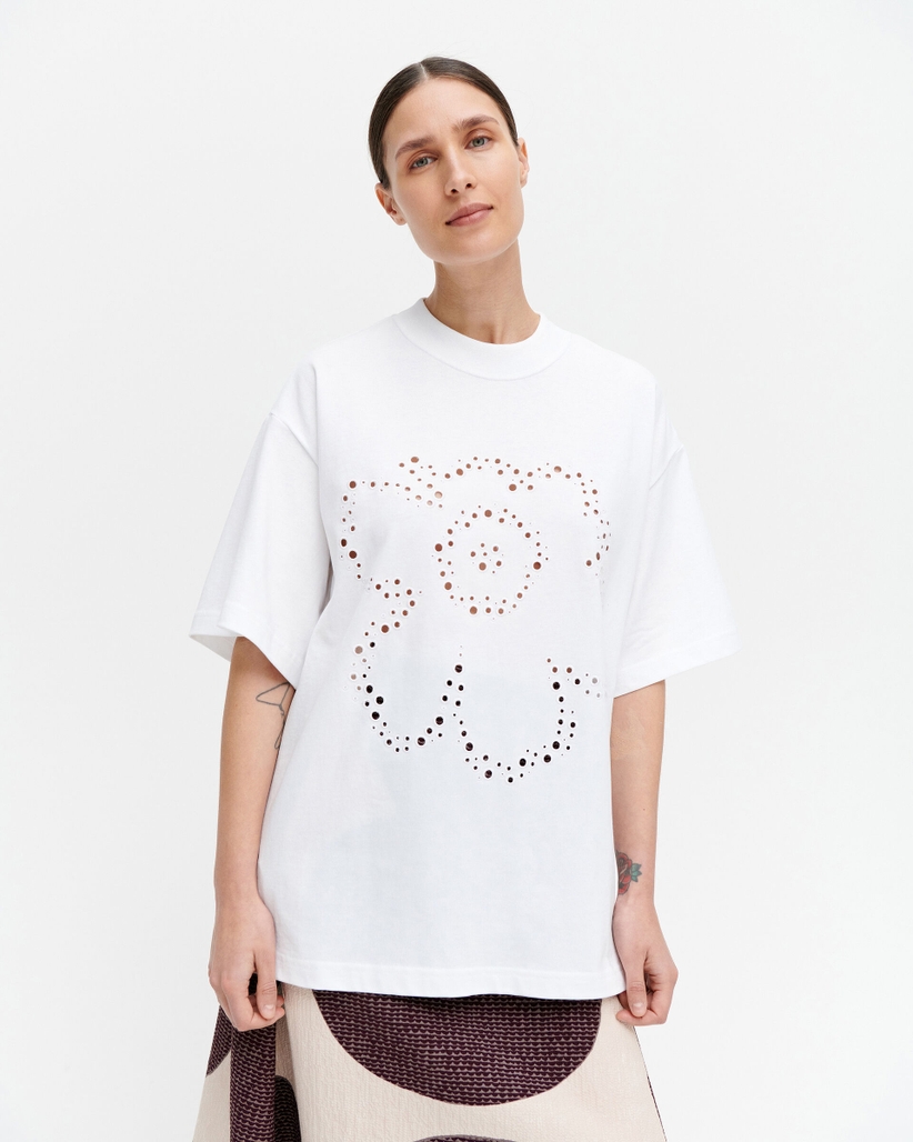 期間限定】marimekko マリメッコ/ Vaikutus Unikko Tシャツ