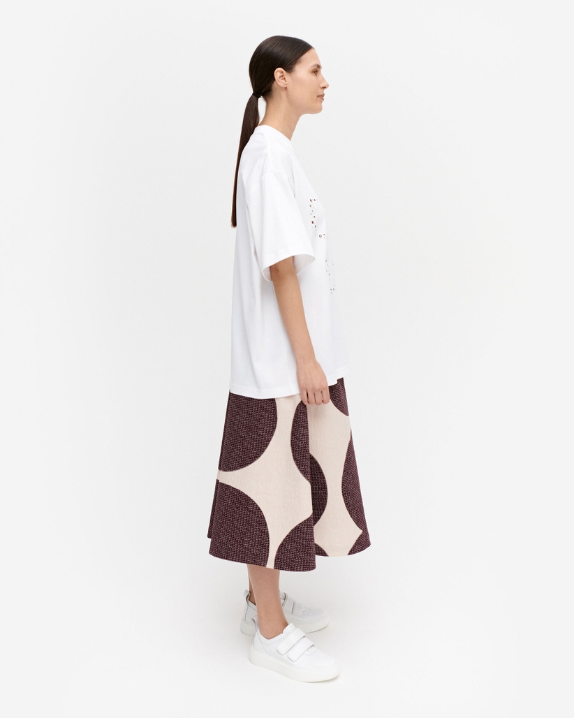【2022SS】marimekko マリメッコ/ Huikea Unikko Tシャツ Tunnit Unikko T-shirt | Marimekko