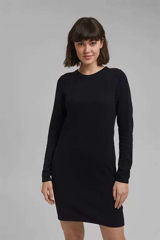 Esprit Knitted Dress Black