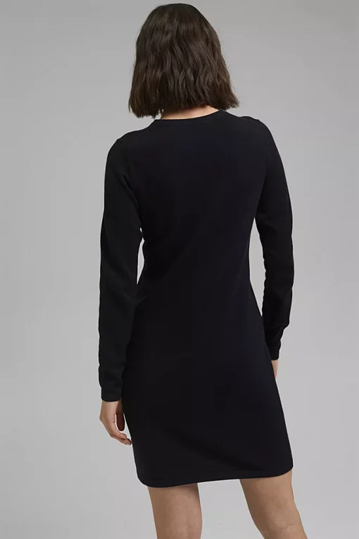 Esprit Knitted Dress Black