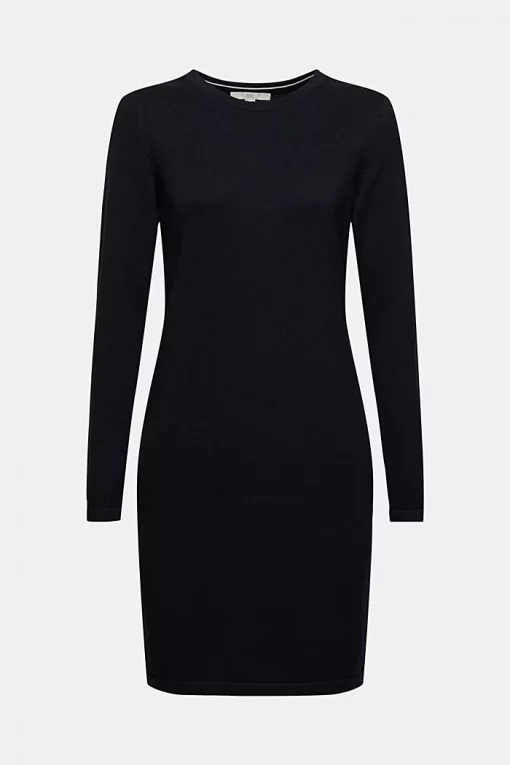 Esprit Knitted Dress Black