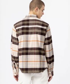 Dickies Orting Check Shirt Dark Brown