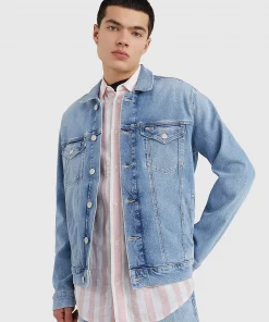 Tommy Jeans Faded Trucker Jacket Light Denim