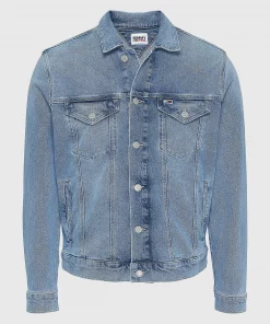 Tommy Jeans Faded Trucker Jacket Light Denim