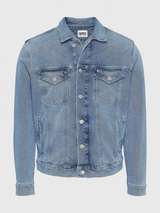 Tommy Jeans Faded Trucker Jacket Light Denim