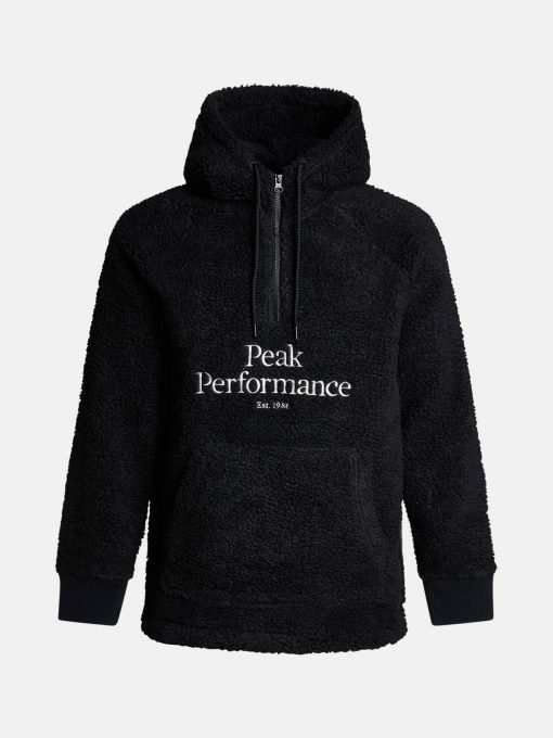Peak Performance Original Pile Half Zip Men Black