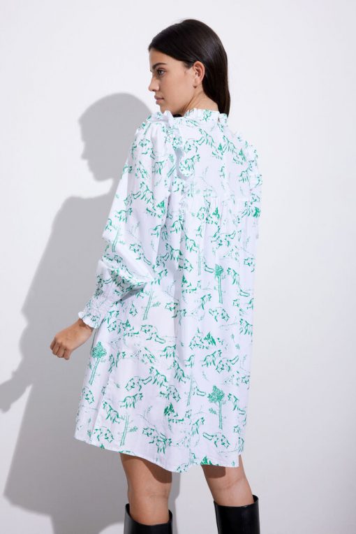 Envii Encork Ls Dress Aop Foxy Fox