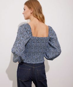 Envii Enkula Ls Top Aop Dark Violet