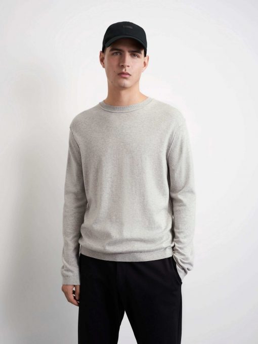 Tiger of Sweden Spore Pullover Medium Grey Melange