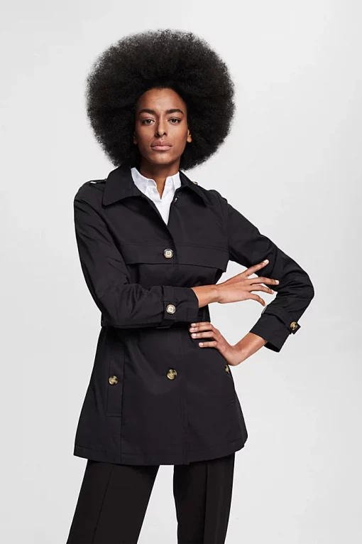 Esprit Trench Jacket Black