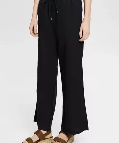 Esprit Linen Joggers Black