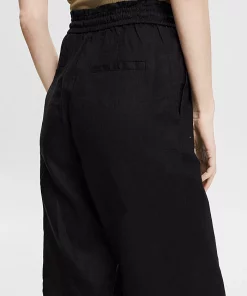 Esprit Linen Joggers Black