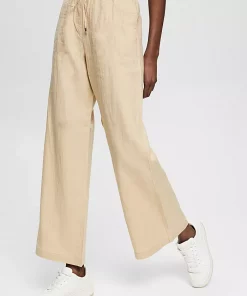 Esprit Linen Joggers Sand