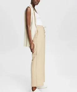 Esprit Linen Joggers Sand