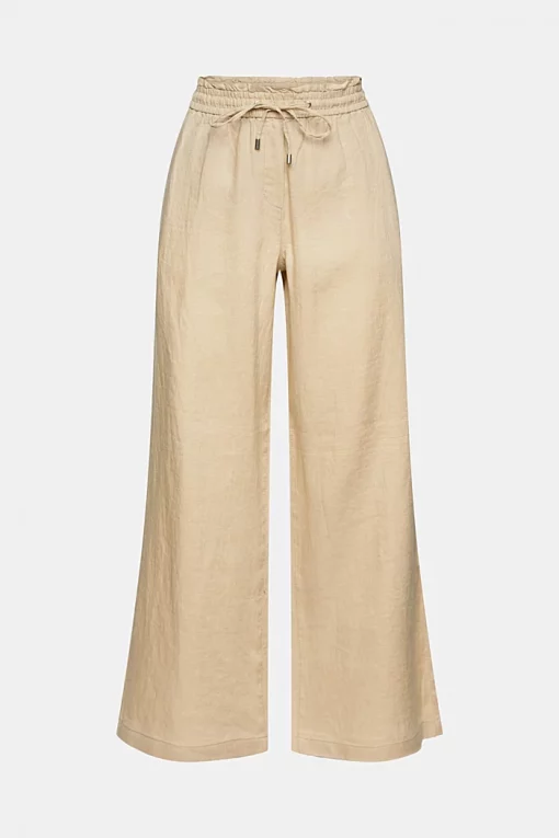 Esprit Linen Joggers Sand