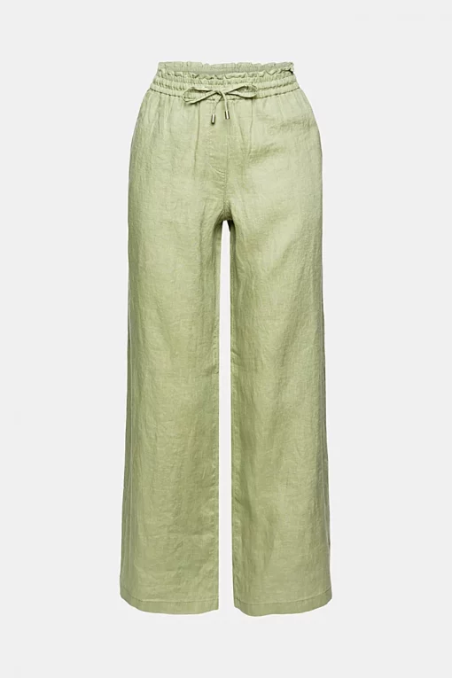 Esprit Linen Joggers Light Khaki