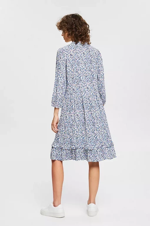 Esprit Print Dress Blue Lavender