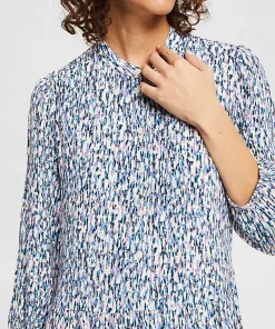 Esprit Print Dress Blue Lavender