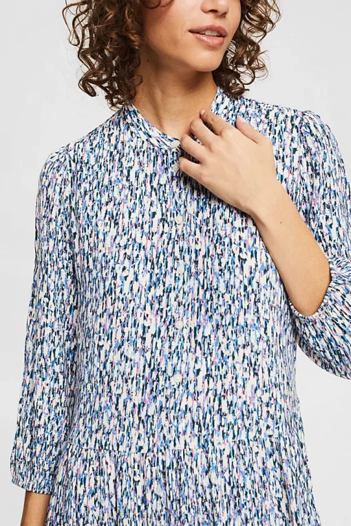 Esprit Print Dress Blue Lavender