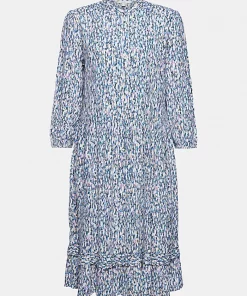 Esprit Print Dress Blue Lavender