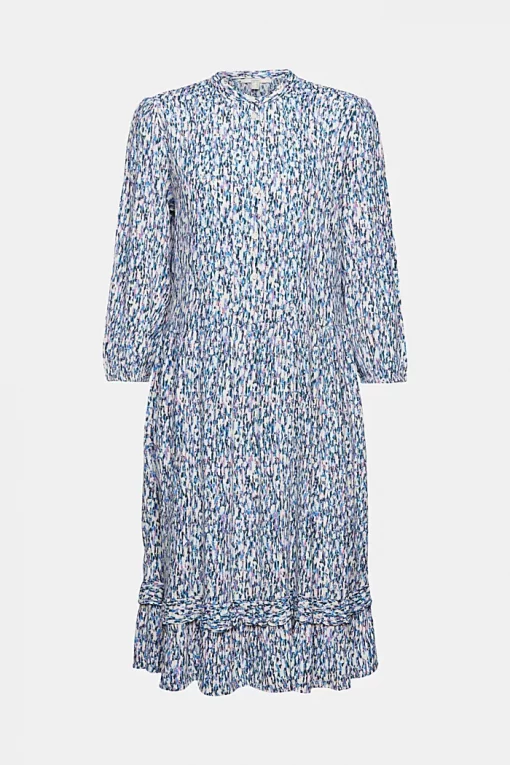 Esprit Print Dress Blue Lavender