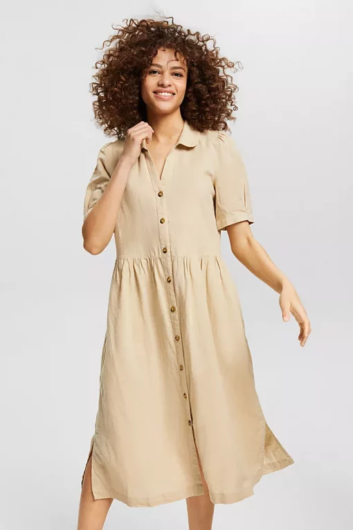 Esprit Shirt Dress Sand