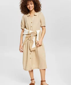 Esprit Shirt Dress Sand
