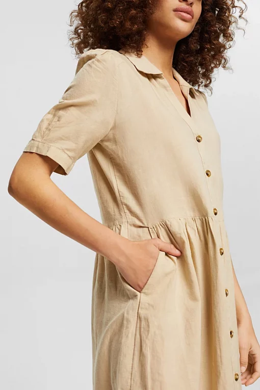 Esprit Shirt Dress Sand