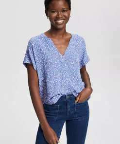 Esprit LENZING™ ECOVERO™ Blouse Light Blue Lavender