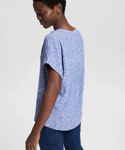 Esprit LENZING™ ECOVERO™ Blouse Light Blue Lavender