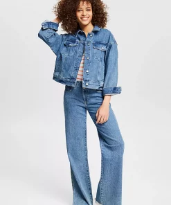 Esprit Denim Jacket Blue Medium Washed