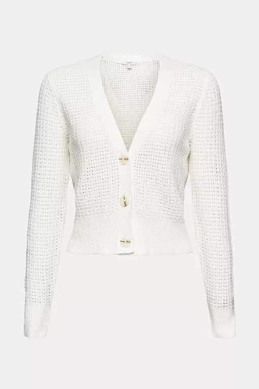 Esprit Boucle Cardigan Offwhite