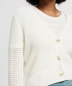 Esprit Boucle Cardigan Offwhite