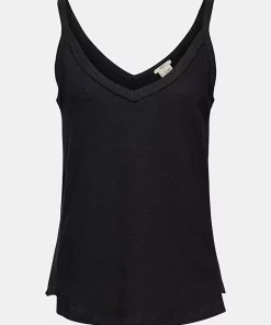 Esprit Linen Top Black