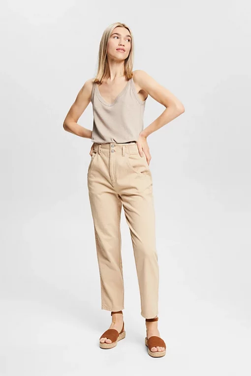 Esprit Linen Top Light Taupe