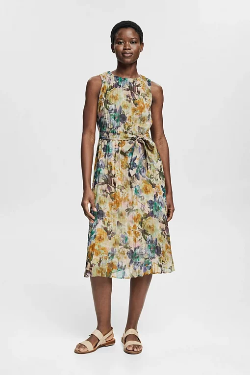 Esprit Chiffon Dress Offwhite