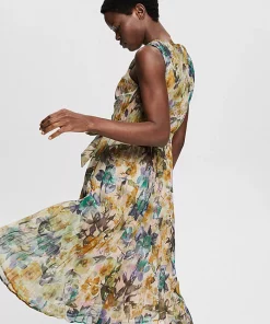 Esprit Chiffon Dress Offwhite
